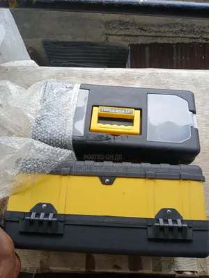 Plastic Iron Tools Box 17"