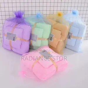 2in1 Plain Body/Face Towel