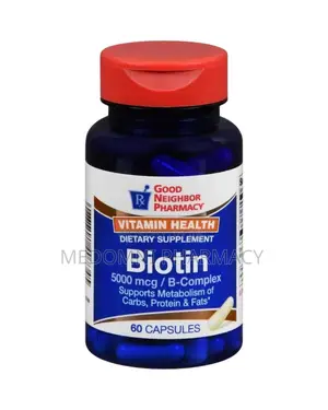 Good Neighbor Pharmacy Biotin 5000mcg – 60 Capsules