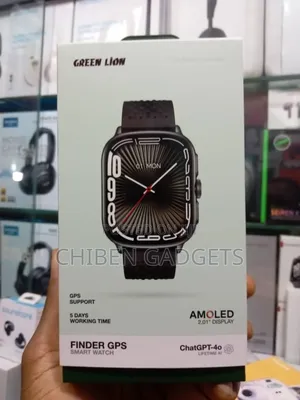 Green Lion Finder GPS Smartwatch Black