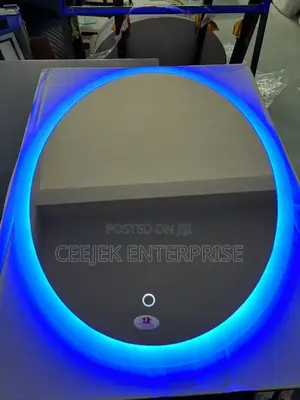 Round Mirror With 3 Ligth