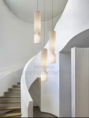 3in1 Japanese Style White Pleated Silk Led Pendant Light