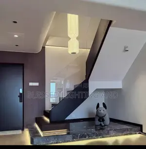Size 1000mm Luxury Led Japanese Pendant for Loft Duplex Living Room, S