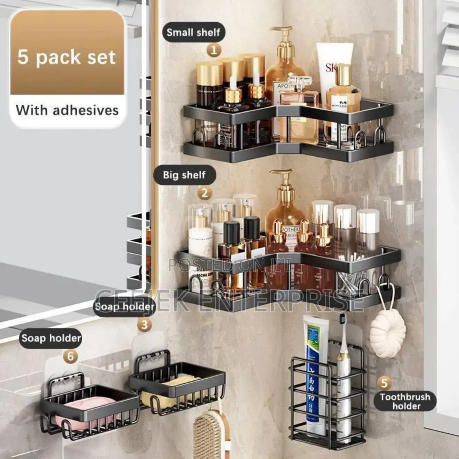 5 PCS Bathroom Set