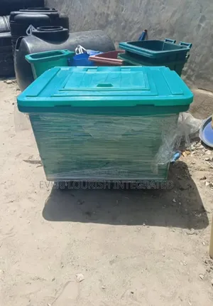 Rubber Industrial Waste Bin/ Trash Can