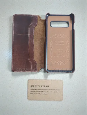 Luxury Real Cowhide Genuine Leather Case for Samsung Galaxy S10
