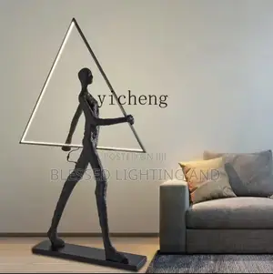 Abstract Modern Sculpture Humanoid Floor Lamp for Living Room