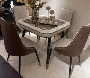 Marble Dining Table With Four Chairs