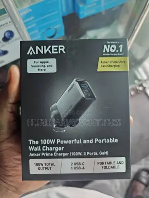 Anker Prime 100w Charger (Uk Plug)