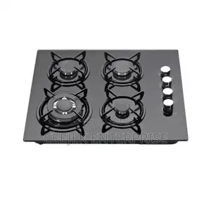 Morden Black 4 Burner Gas Cooker