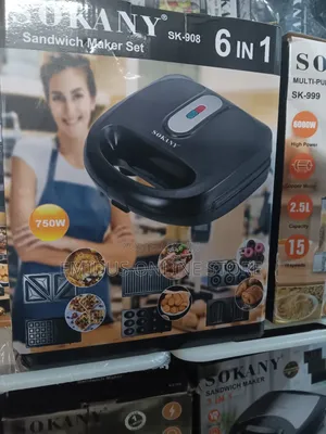 Sokany 6 in 1 Toaster and Sandwich Maker