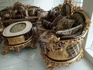 8 Seater Egyptian Sofa With Center and Side Stools