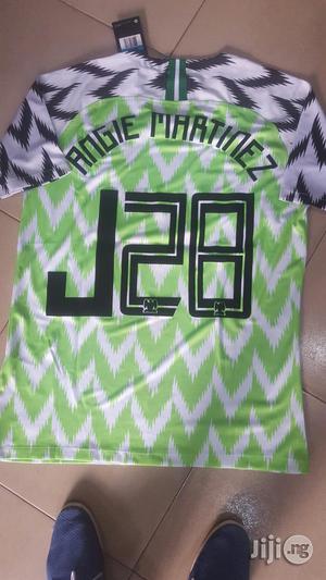 Nigeria Jersey With Flock Printing