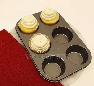 Aluminum 6 Hole Muffin Cake Pan