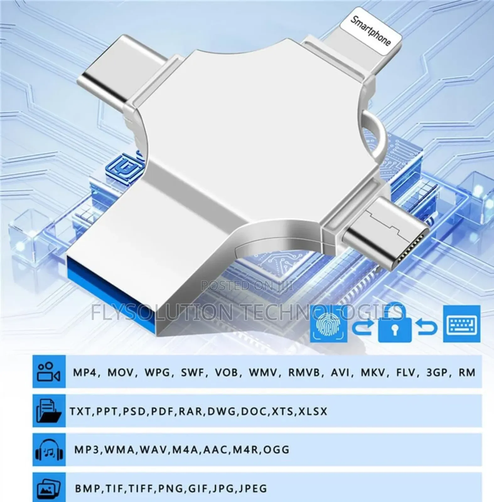 Iflash 512gb Usb Otg Flash Drive for iPhone Android