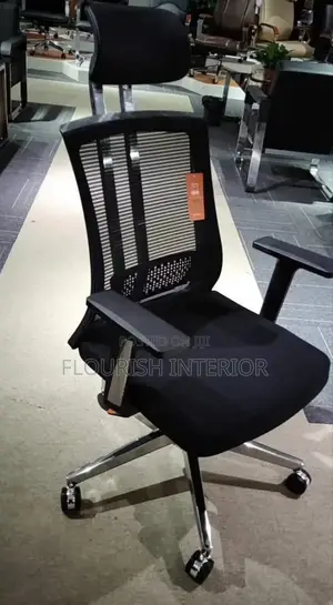 Quality Imported Unique Executive Office Net Chair With Head Rest