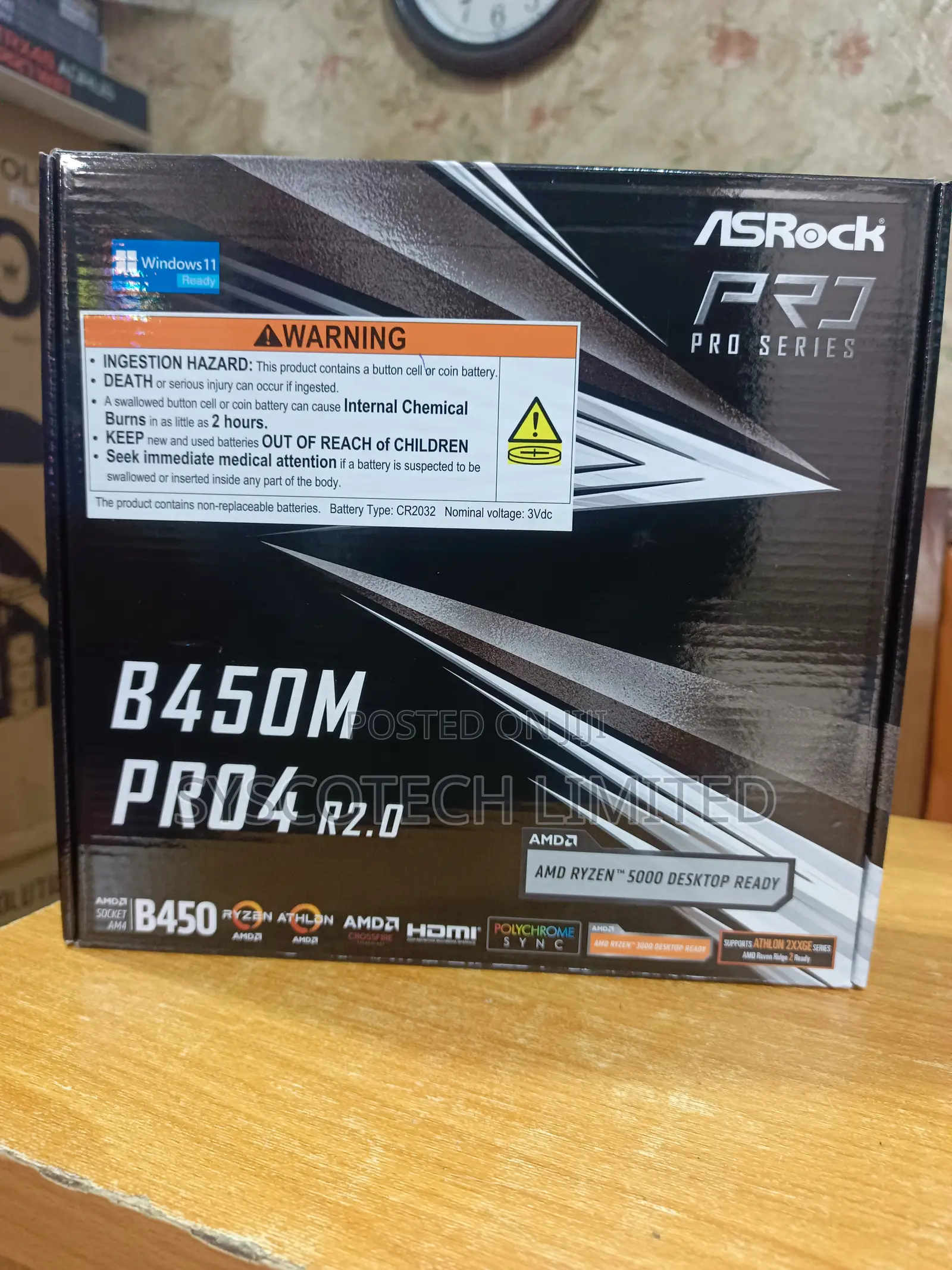 Asrock B450m-Pro4 Amd Motherboard