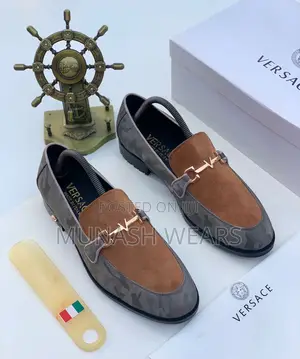 Versace Classic Shoes 40-46 Multi Color Brown