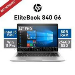 New Laptop HP EliteBook 840 G6 8GB Intel Core I5 SSD 256GB
