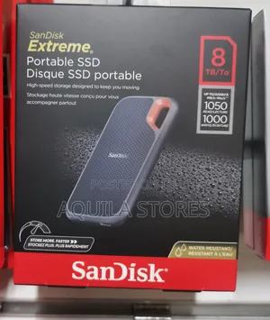 Sandisk 8tb Extreme Portable SSD (1050mbps)