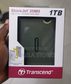 Transcend Storejet 25m3 1tb Usb 3.1 Gen 1 Portable Hard Drive
