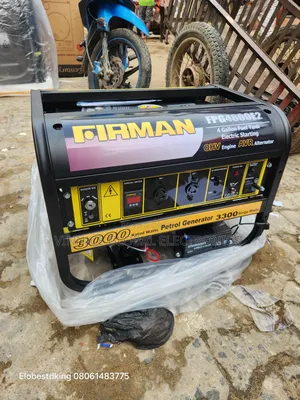 3.5kva Firman Generator 100% Copper Coil Key Start Fpg4800e2