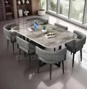 Modern Design 6 Seater Closed Dinning
