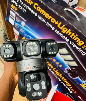Triple Lens PTZ Outdoor/Indoor Solar Camera 4g