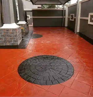 Concrete Floor Stamped American Standard