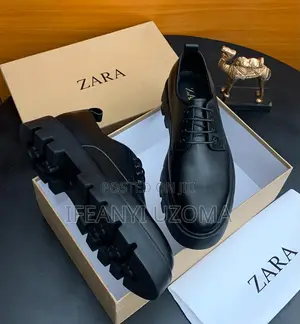 Big Zara High Sole Classic Leather Shoe