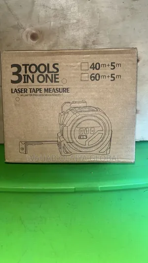 3-in-1 Laser Tape Measure – Precision Measuring Tool