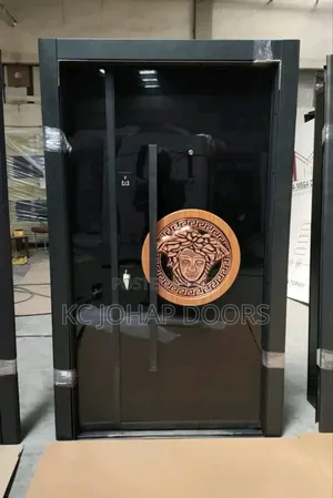 Turkish Black Laminated Quality Luxury Entrance Door