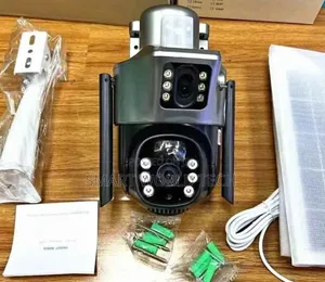 Dual Lens Security/ Surveillance PTZ 4g Solar Camera