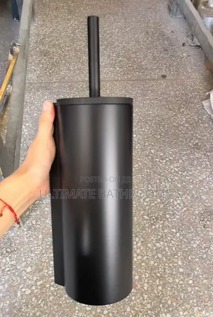 High Quality Matte Black Wall Mount Toilet Brush