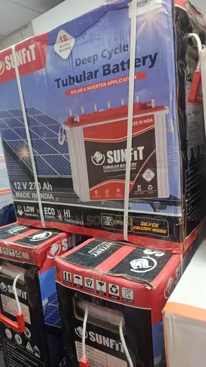 Sunfit 12v 270ah Tall Tubular Battery – Durable Long-Lasting