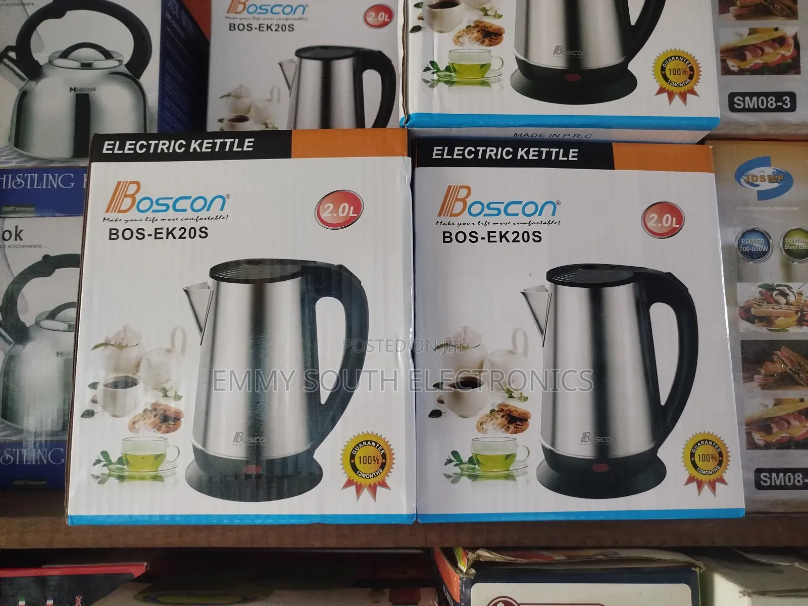 Boscon Electric Kettle 2.0 Liters