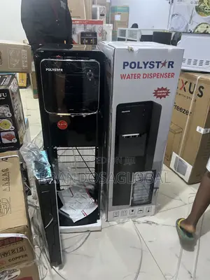 Polystar Water Dispenser Black – Hot and Cold
