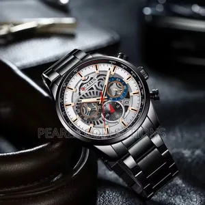 Black Curren Chain Watch