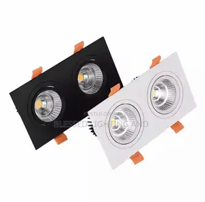 Double Head Recessed Dimmable Led Ceiling Downlight