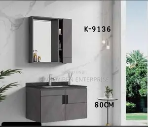 80cm Wall Mounted Cabinet Basin