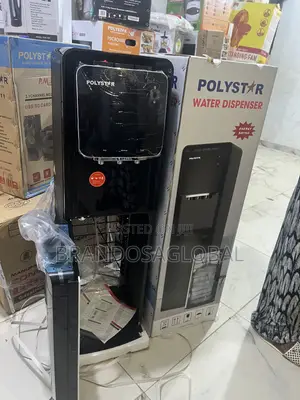 Efficient Polystar Water Dispenser – Black Unit