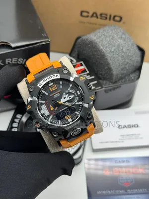 G-Shock Casio Orange Rubber Strap Watch