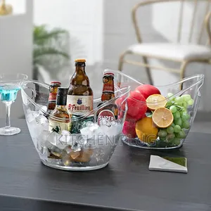4 Liter Champagne Wine Bucket Clear Acrylic Beverage
