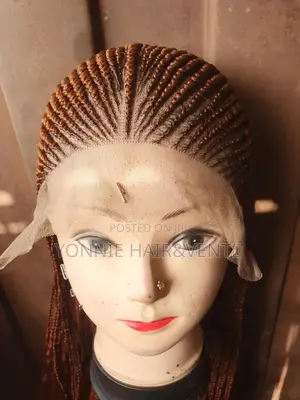 Frontal Ghanaweaving Braided Wig