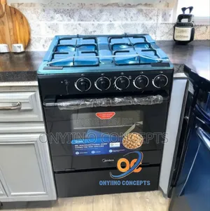 Midea Standing Gas Cooker 60by60 All Gas 4burners