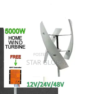 Cut Your Energy Bills Up to 80%: Buy 5000w Vertical Wind Turbine Now!