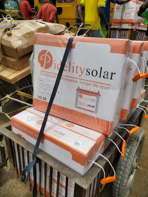 Pidelity Solar Tubular Battery 240ah 12v