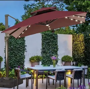 Size 9.9 Feet Patio Waterproof Umbrella Canopy Replacement 3mx3m Squar