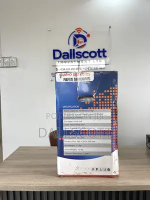 Office Paper/Credit Card Shredder With Large Bin Low Noise