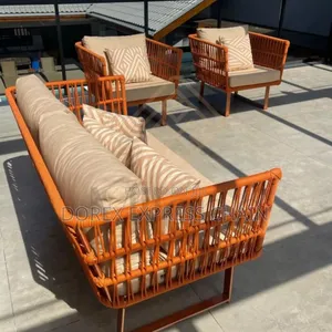 Stylish Outdoor Lounge Set_ Handmade Rattan Chairs
